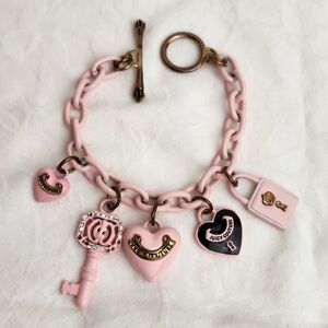 Pink Juicy Couture Charm Bracelet